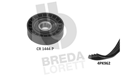 BREDA LORETT Soonrihmakomplekt KCA0050